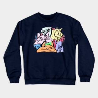 Mapachevere collage Shirt! Crewneck Sweatshirt